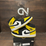 Jordan 1 Mid Yellow Toe Black - Image 1
