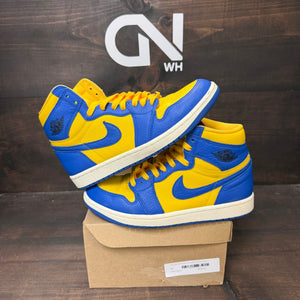 Jordan 1 Retro High OG Reverse Laney (Women's) Size 9W (Pre-Owned) - Image 1