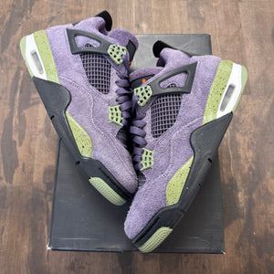 Jordan 4 Retro Canyon Purple (Women's) Size 8.5W (Pre-Owned) - Image 1