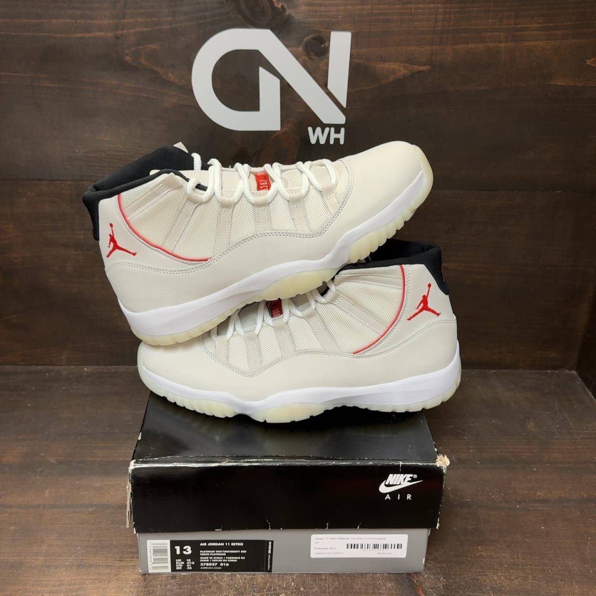 Jordan 11 Retro Platinum Tint Size 13 (Pre-Owned) - front