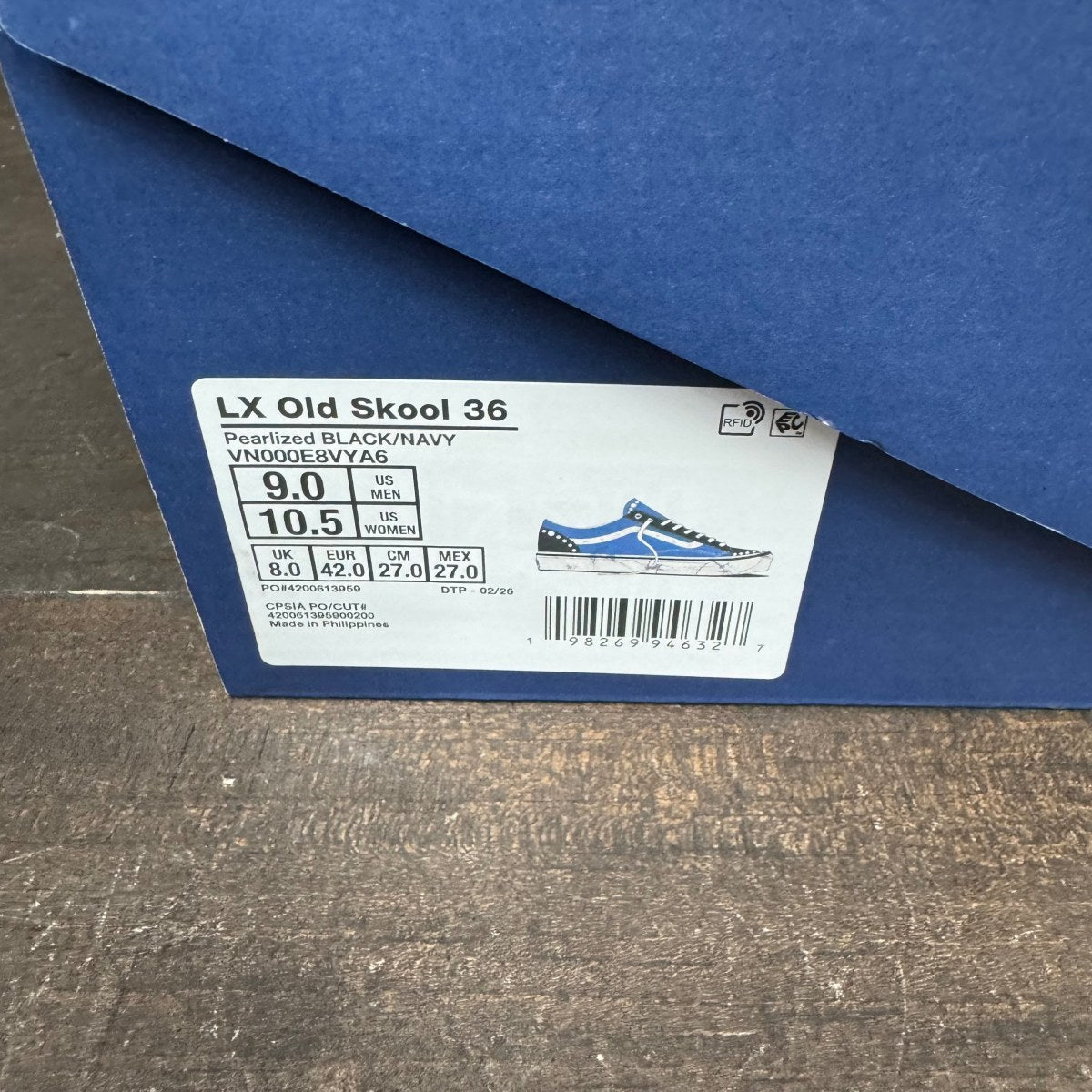 Vans LX Old Skool 36 Pearlized Pack Black Navy Size 9 (Pre-Owned) - Image 21