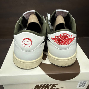 Jordan 1 Retro Low OG SP Travis Scott Medium Olive Size 10 (Pre-Owned) - sole
