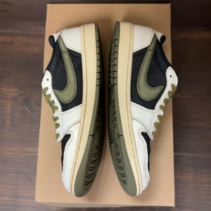Jordan 1 Retro Low OG SP Travis Scott Olive (Women's) Size 8W (Pre-Owned) - Image 4