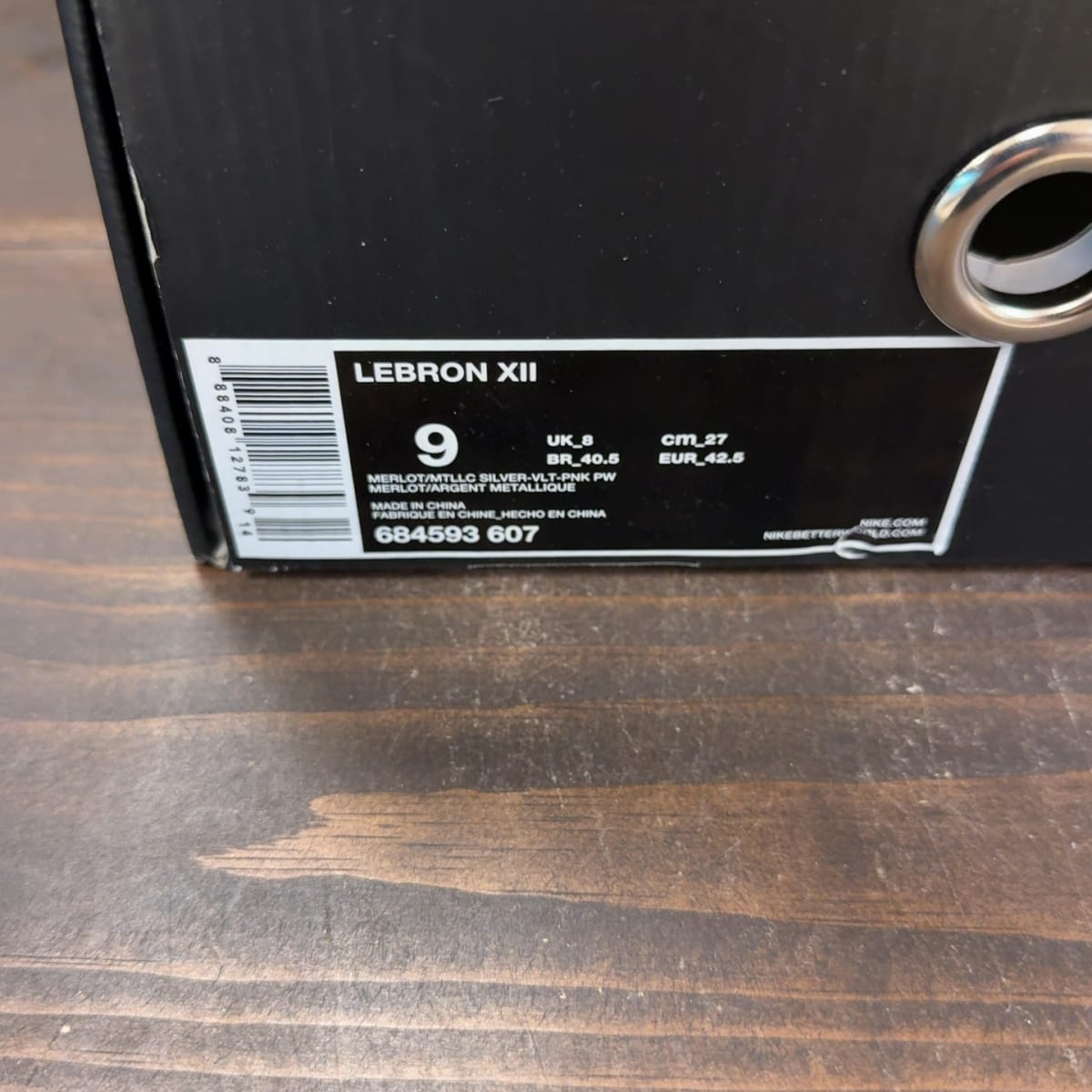 Nike LeBron 12 Double Helix Size 9 (Pre-Owned) - aux