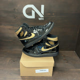 Jordan 1 Retro High Black Metallic Gold (2020) Size 8 (Pre-Owned) - Image 1