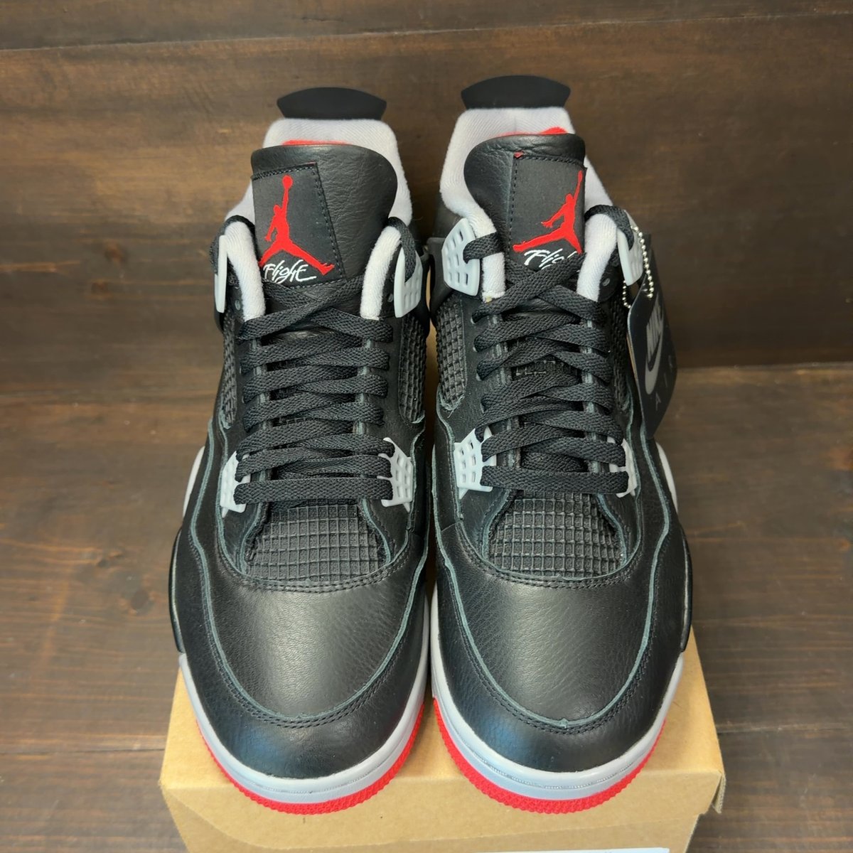 Jordan 4 Retro Bred Reimagined Size 12 - tag