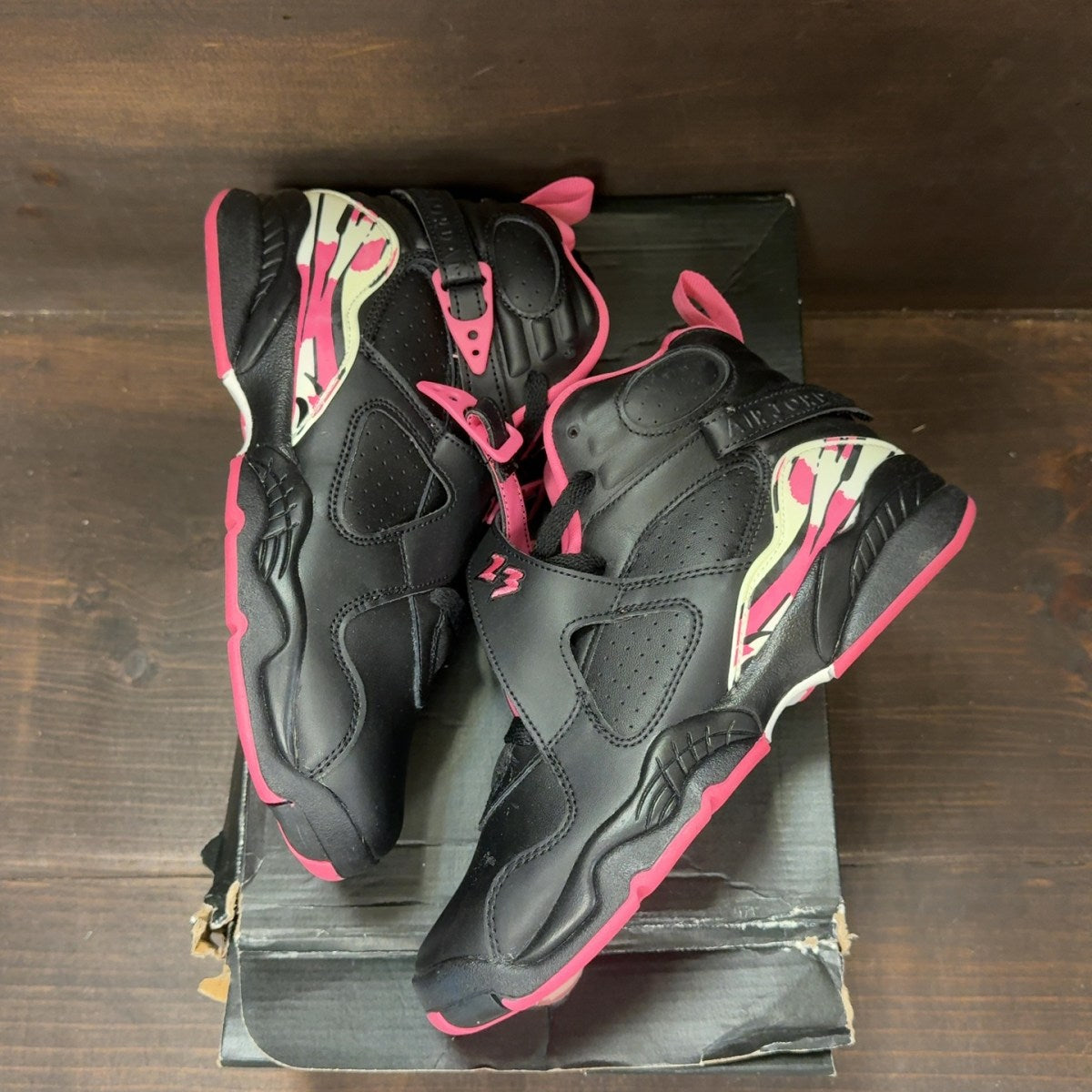 Jordan 8 Retro Pinksicle (GS) Size 6Y (Pre-Owned) - back