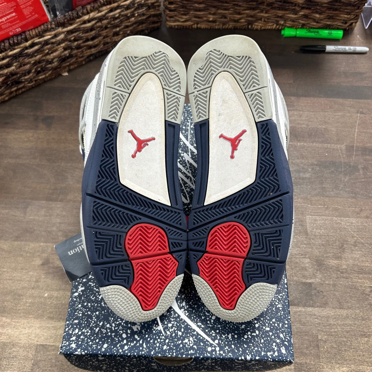 Jordan 4 Retro Midnight Navy - Image 5