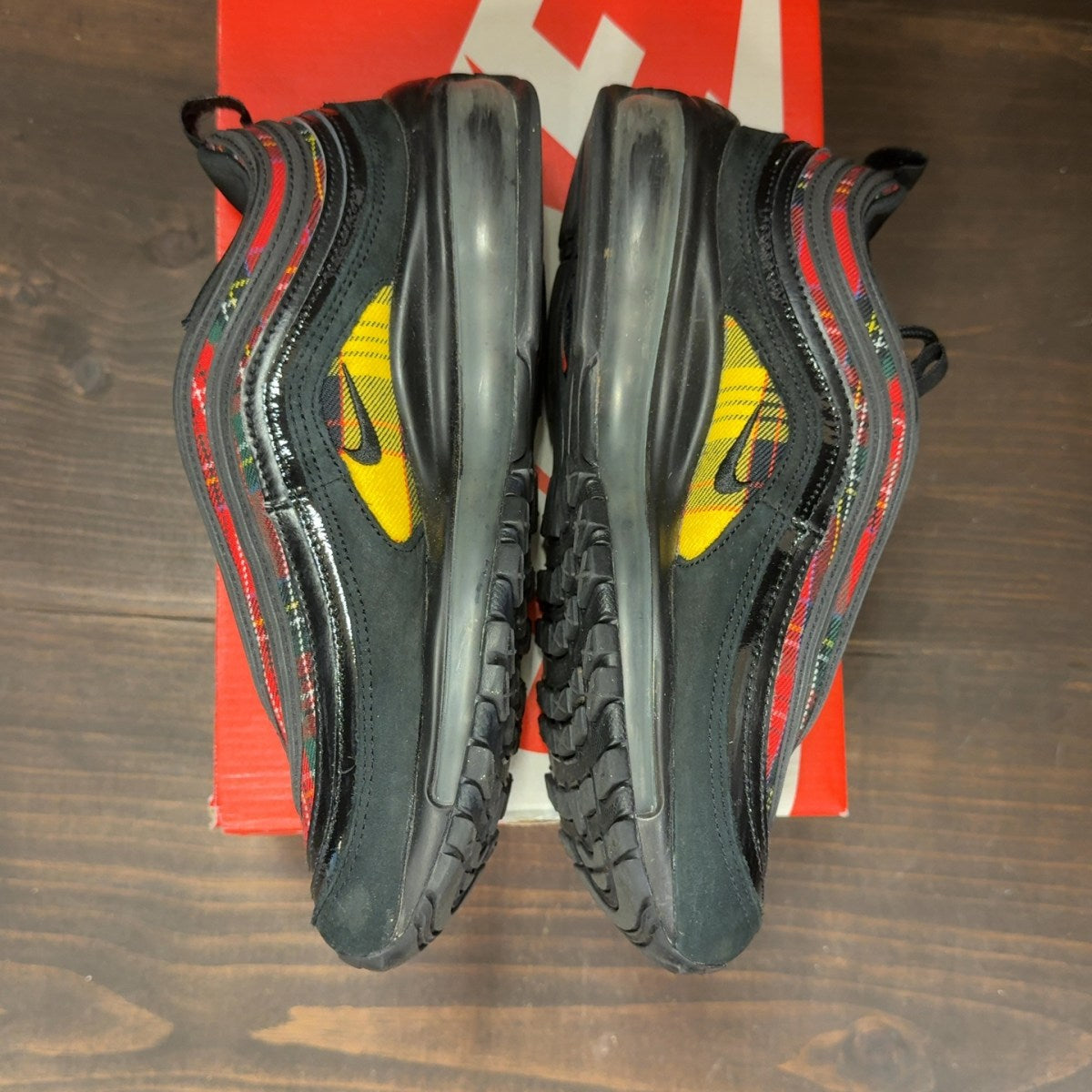Nike Air Max 97 Tartan Black (Women's) Size 7W (Pre-Owned) - Image 4
