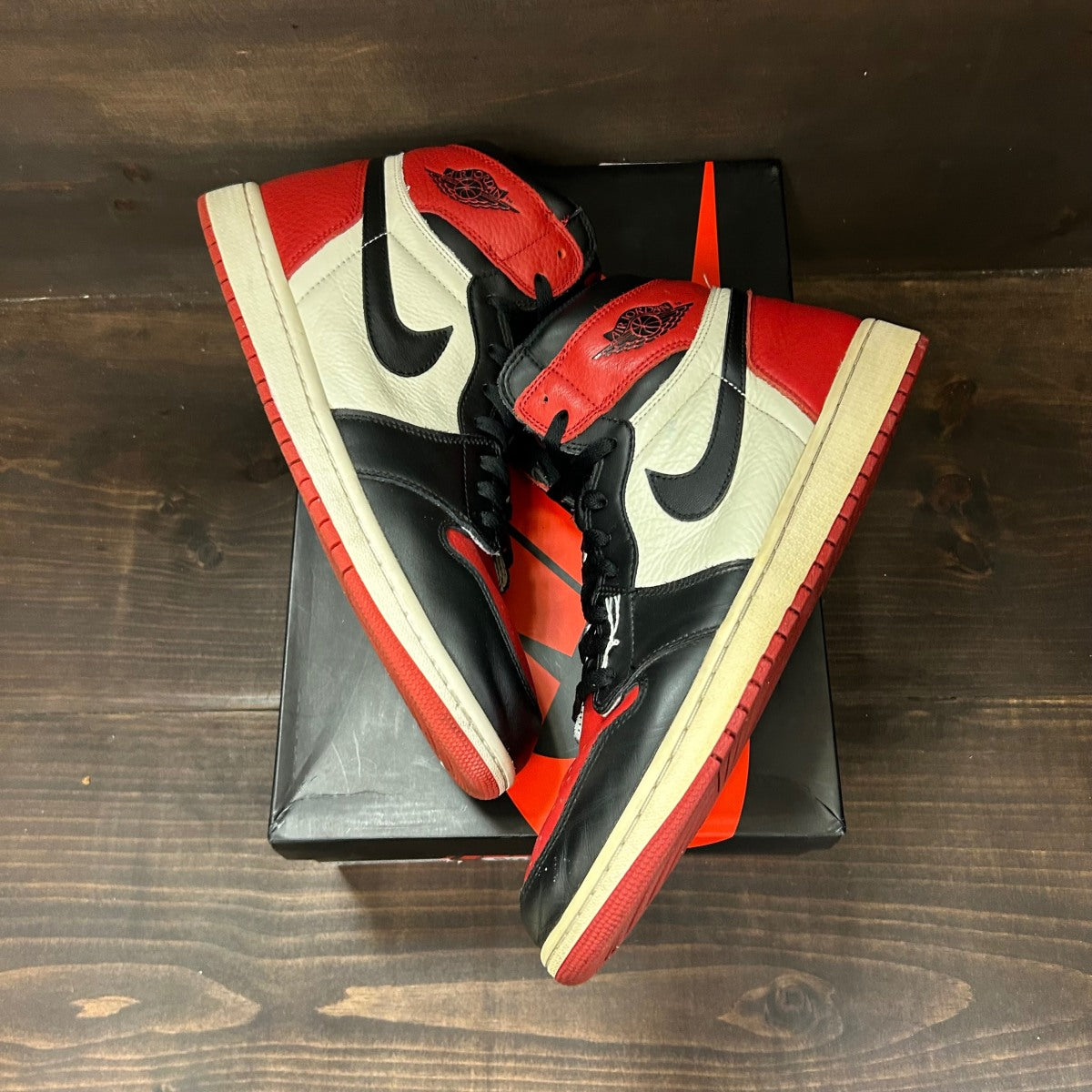 Jordan 1 Retro High Bred Toe Size 13 (Pre-Owned) - Image 2