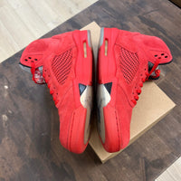 Jordan 5 Retro Red Suede Size 12 (Pre-Owned) - Image 3