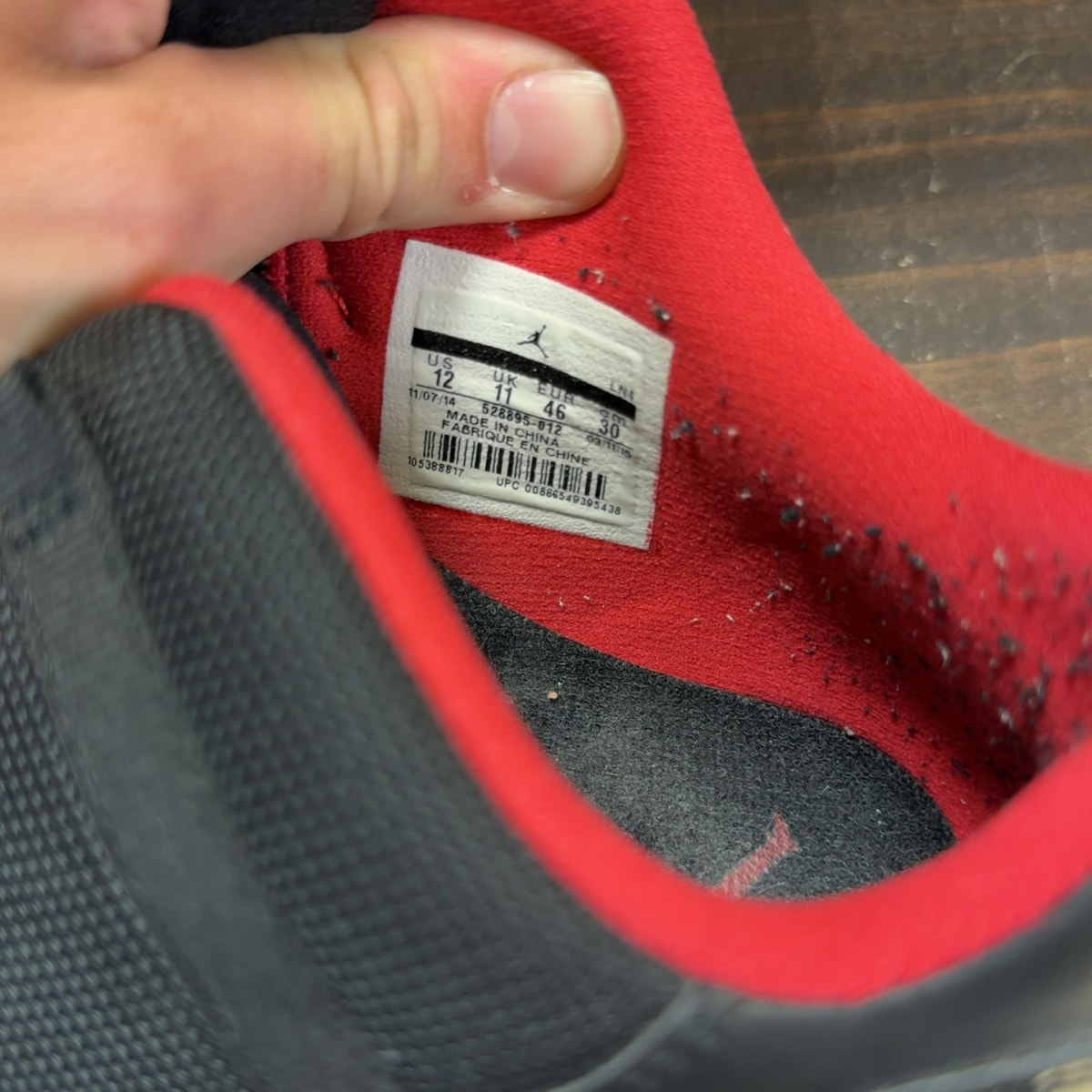 Jordan 11 Retro Low Bred (2015) Size 12 (Pre-Owned) - Image 7