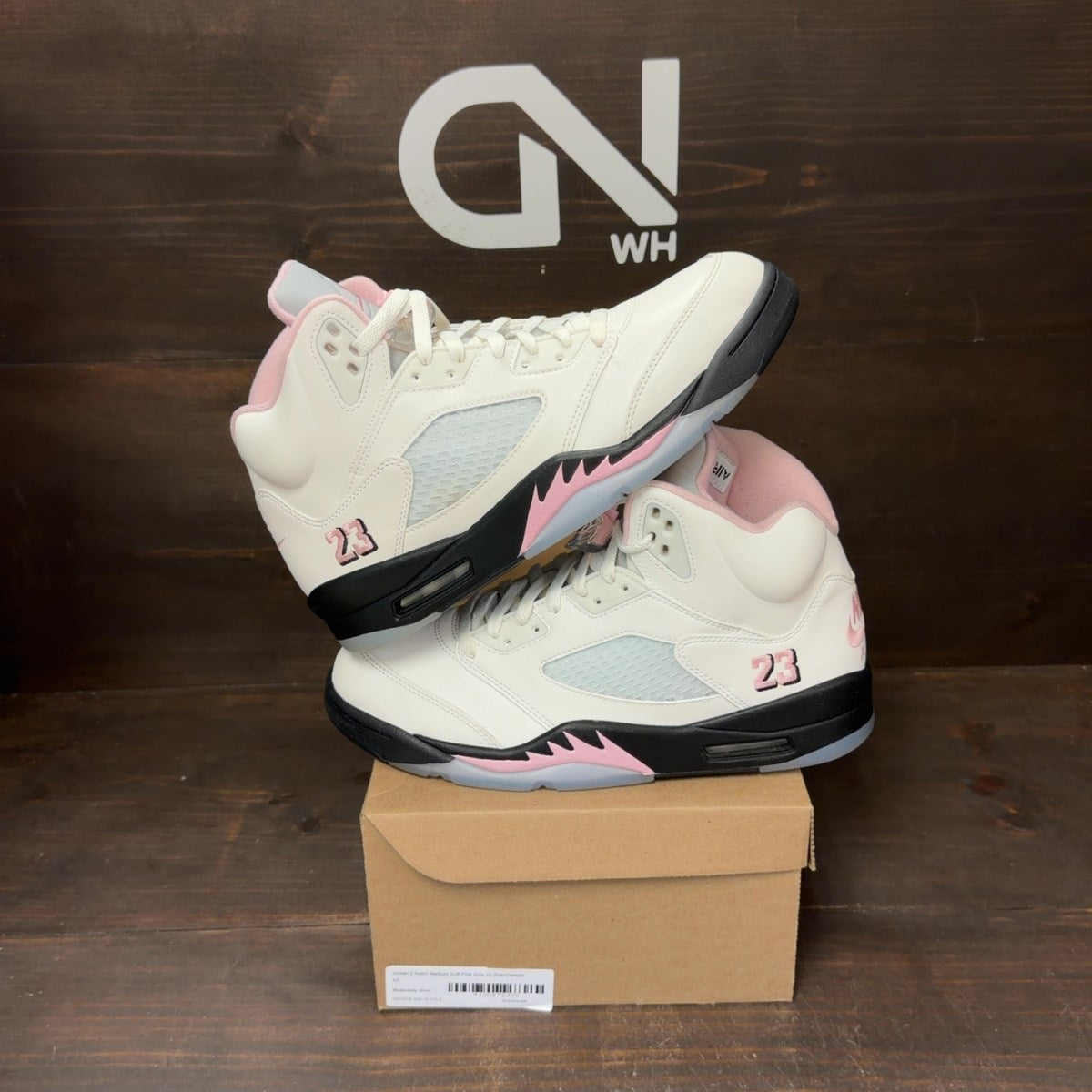 Jordan 5 Retro Medium Soft Pink Size 10 (Pre-Owned) - Image 1