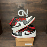 Jordan 1 Mid Gym Red Black Toe Size 12.5 (Pre-Owned) - Image 1