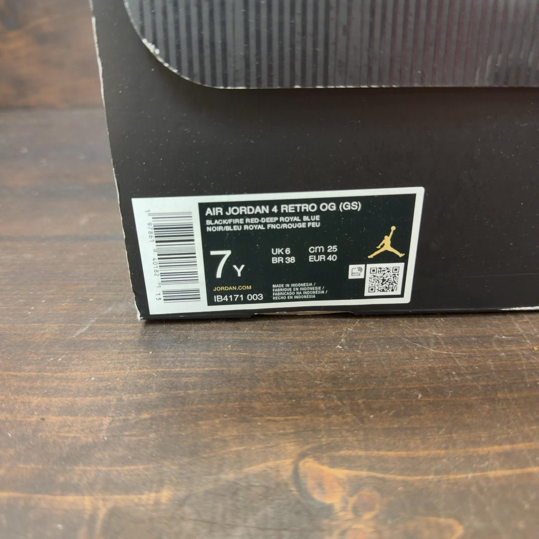 Jordan 4 Retro Rare Air (GS) Size 7Y (Pre-Owned)