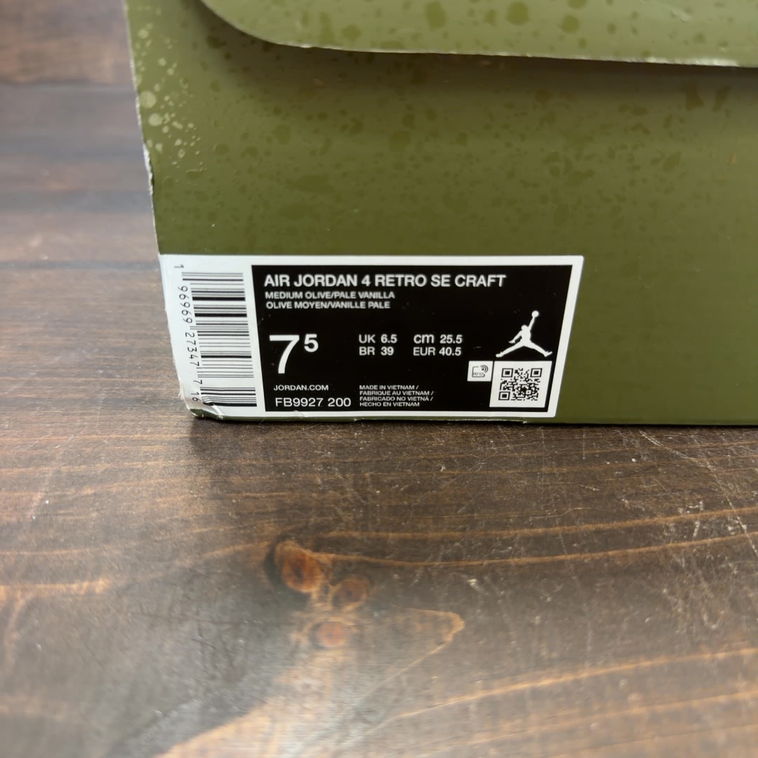 Jordan 4 Retro SE Craft Medium Olive - Image 7