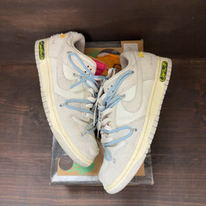Nike Dunk Low Off-White Lot 38 Size 9 (Pre-Owned)
