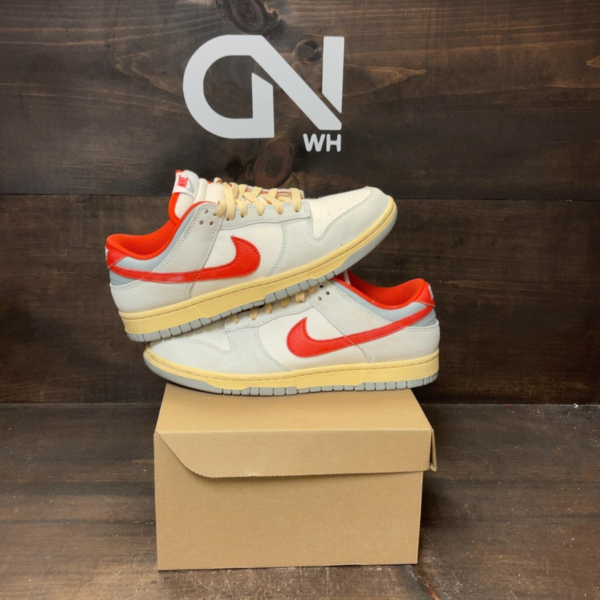 Nike Dunk Low Athletic Department Picante Red Size 8 (Pre-Owned) - Image 1