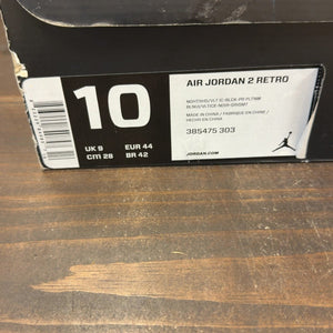 Jordan 2 Retro Nightshade Size 10 (Pre-Owned) - aux