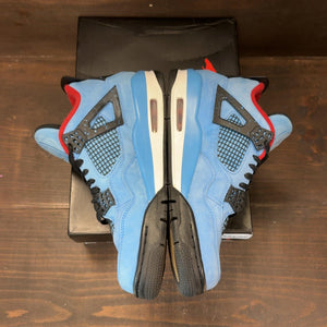 Jordan 4 Retro Travis Scott Cactus Jack Size 9.5 (Pre-Owned) - aux