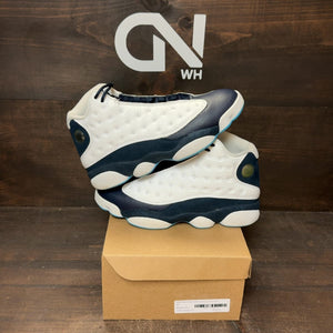 Jordan 13 Retro Obsidian Powder Blue White Size 9.5 (Pre-Owned) - front