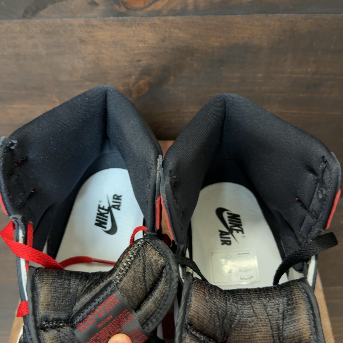 Jordan 1 Retro High OG Black Toe Reimagined - Image 4