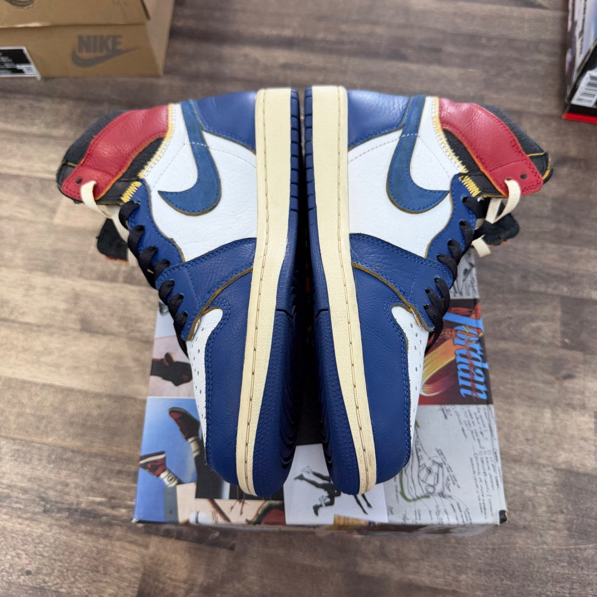 Jordan 1 Retro High Union Los Angeles Storm Blue - Image 5