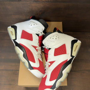 Jordan 6 Retro Carmine (2021) Size 10 (Pre-Owned) - Image 2