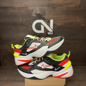 Nike M2K Tekno Black Volt Crimson Size 12 (Pre-Owned) - Image 1