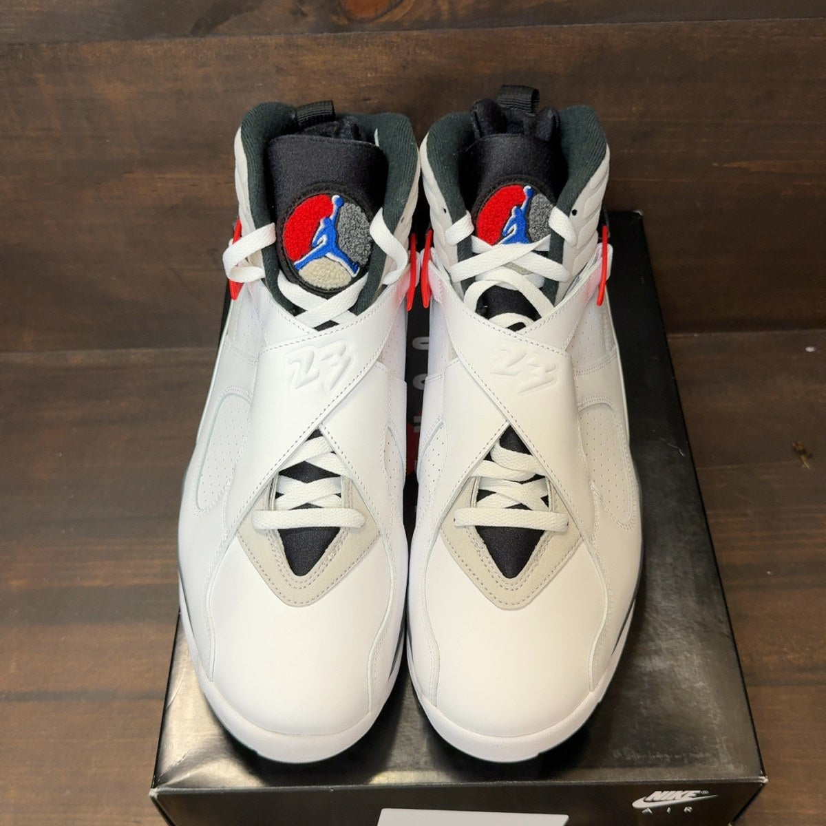 Jordan 8 Retro White True Red (2025) Size 13 (Pre-Owned) - Image 3