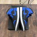 Jordan 1 Mid Hyper Royal Tumbled Leather - Image 3
