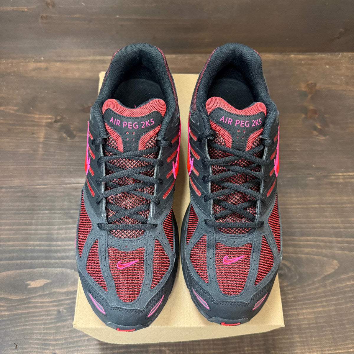 Nike Air Peg 2K5 Black Fire Red Size 11.5 (Pre-Owned) - Image 3