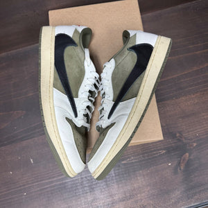 Jordan 1 Retro Low OG SP Travis Scott Medium Olive Size 12.5 (Pre-Owned) - Image 4