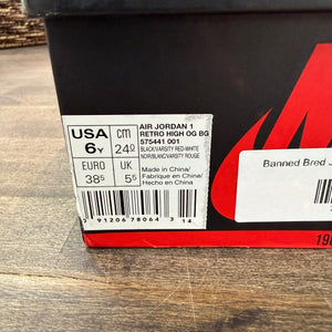Jordan 1 Retro Bred Banned (2016) (GS) - Image 6
