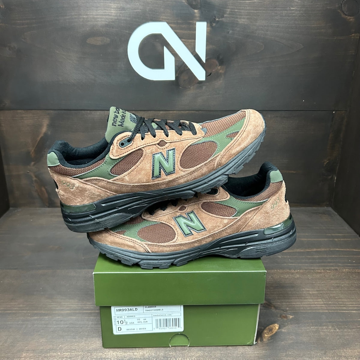 New Balance 993 Aime Leon Dore Brown - Image 1