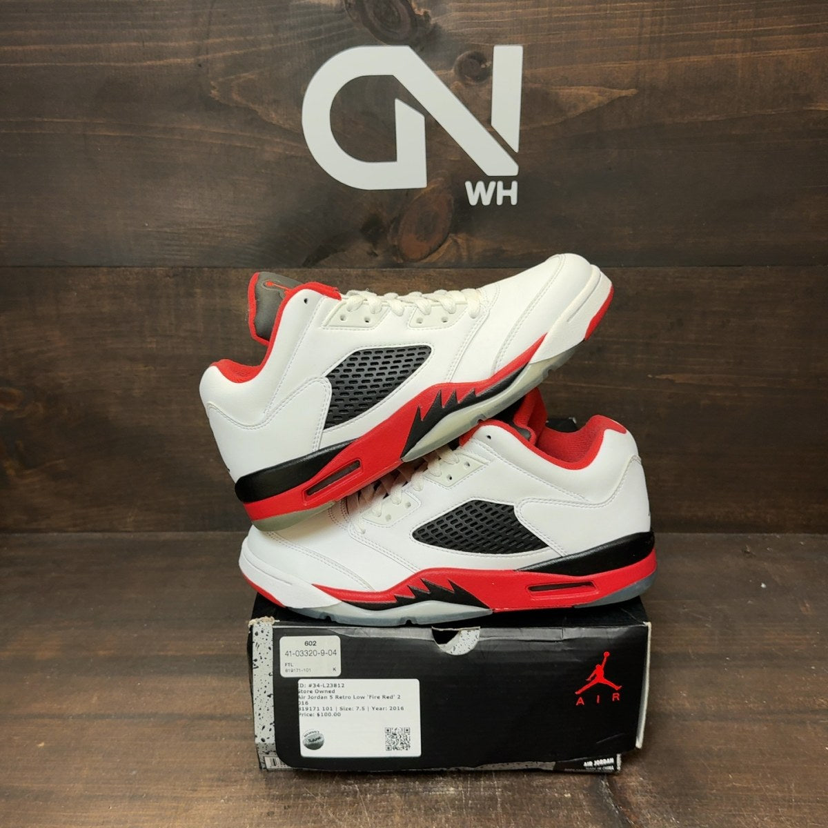 Jordan 5 Retro Low Fire Red - Image 1
