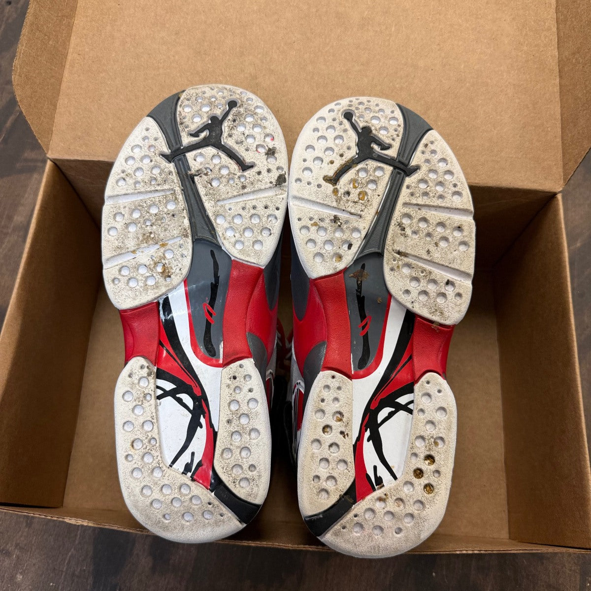 Jordan 8 Retro White True Red (2025) (GS) Size 6.5Y (Pre-Owned) - Image 5