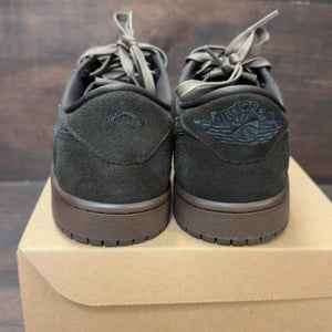 Jordan 1 Retro Low OG SP Travis Scott Velvet Brown Size 10 (Pre-Owned) - aux