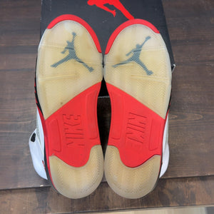 Jordan 5 Retro Fire Red Black Tongue (2025) - Image 9