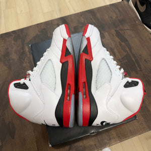 Jordan 5 Retro Fire Red Black Tongue (2025) - Image 6
