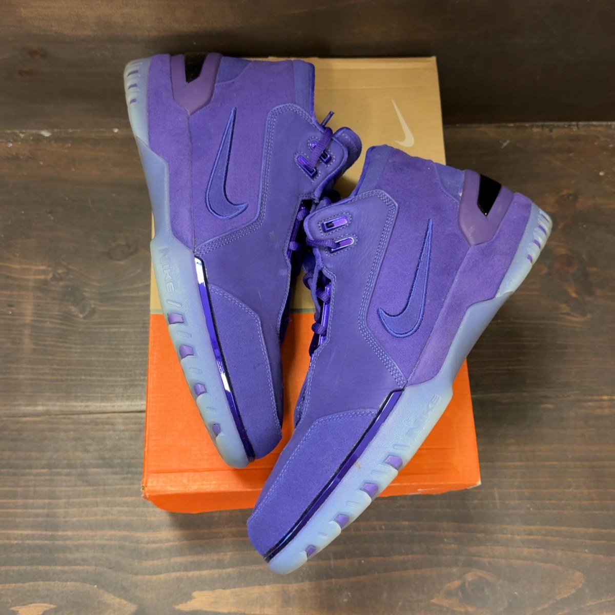 Nike Air Zoom Generation Court Purple Suede - Image 2