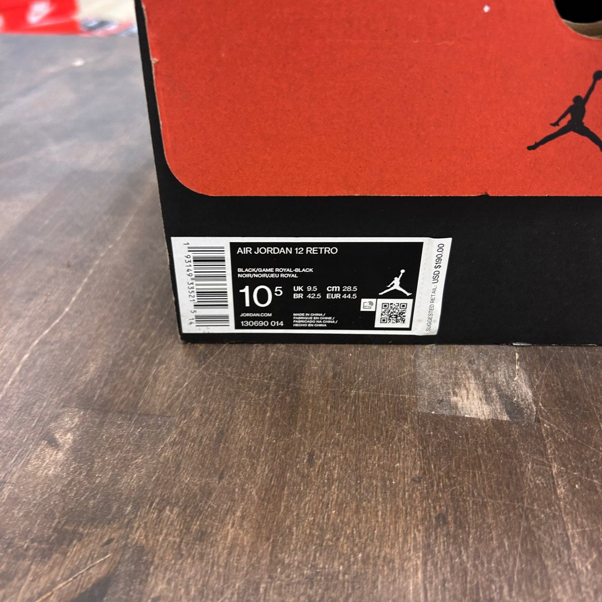 Jordan 12 Retro Black Game Royal - Image 6