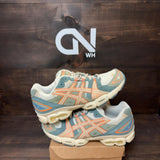 ASICS Gel-Nimbus 9 Cream Green Orange Size 10 (Pre-Owned) - Image 1