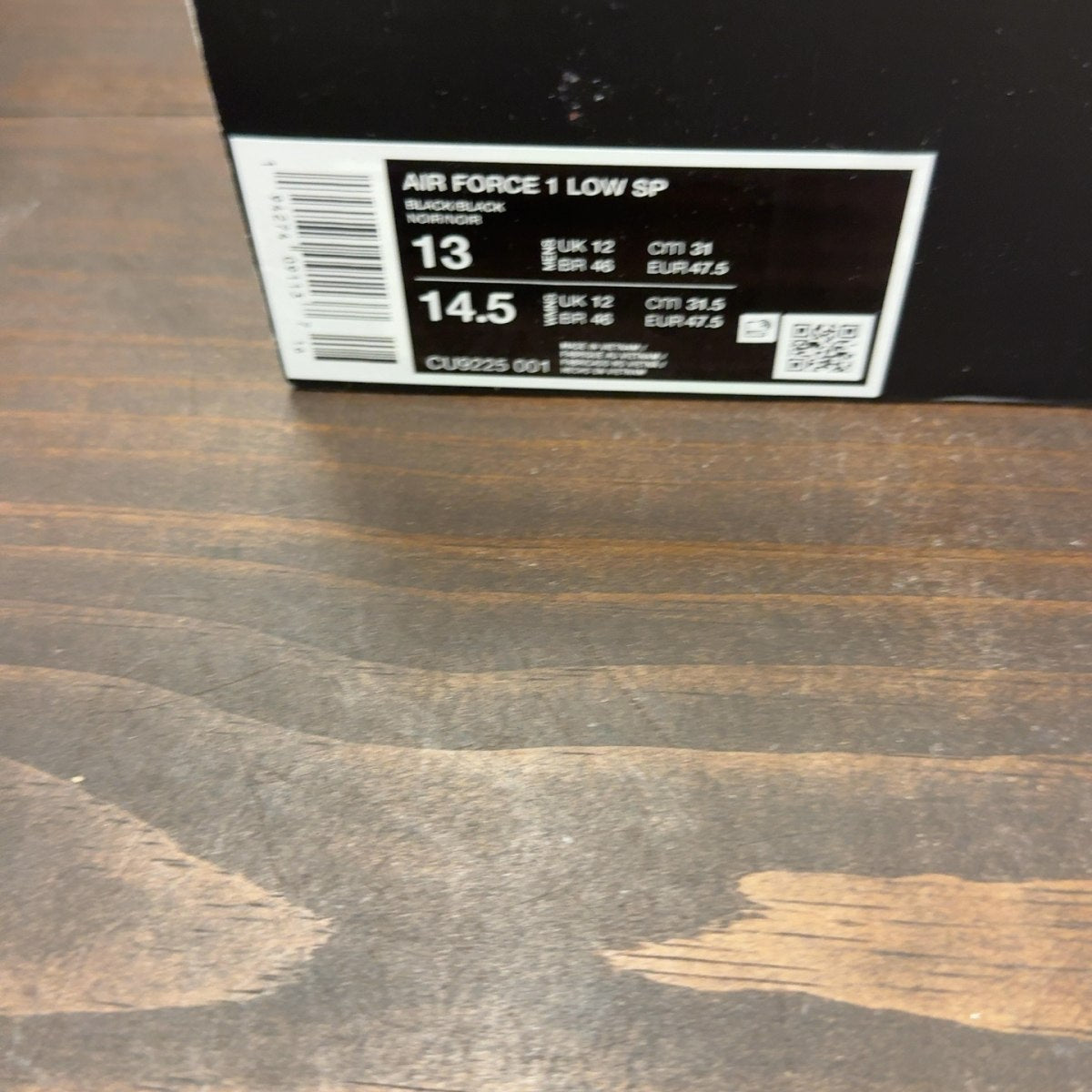 Nike Air Force 1 Low Supreme Black - Image 9