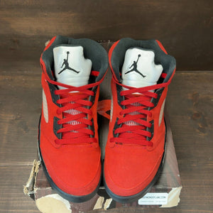 Jordan 5 Retro Raging Bull Red (2021) Size 11.5 (Pre-Owned) - tag