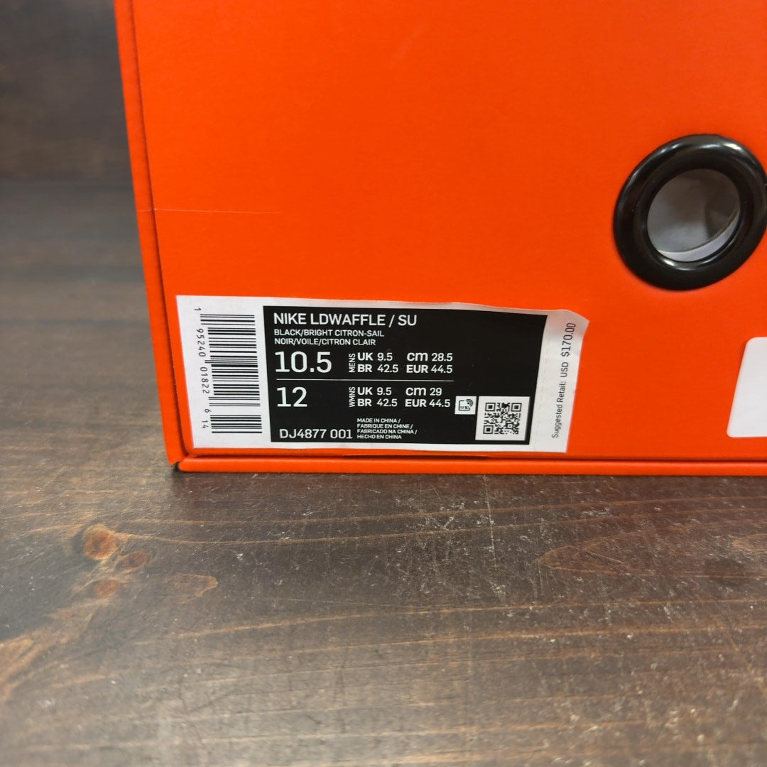 Nike LD Waffle sacai Undercover Black Bright Citron - Image 8