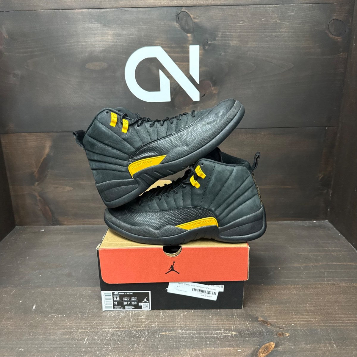 Jordan 12 Retro Black Taxi - Image 1