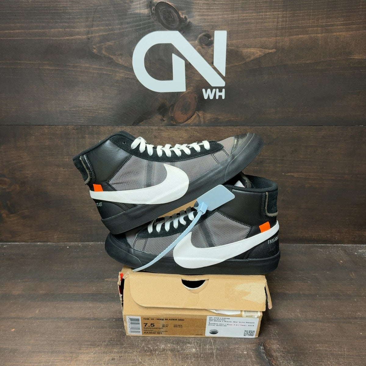 Nike Blazer Mid Off-White Grim Reaper - Image 1