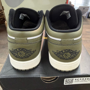Jordan 1 Low Black Toe Medium Olive - Image 3