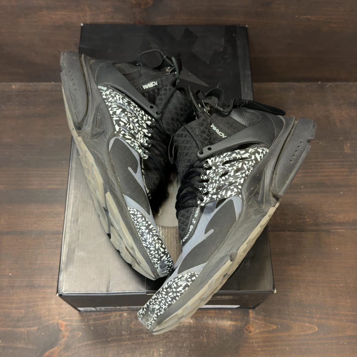 Nike Air Presto Mid Acronym Cool Grey Size 11 (Pre-Owned) - back